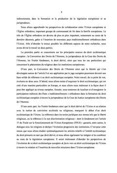 La perspective d'un droit ecclésiastique de l'Union