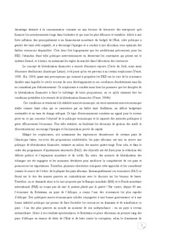Le taux d'interet et le developpement financier en Tunisie