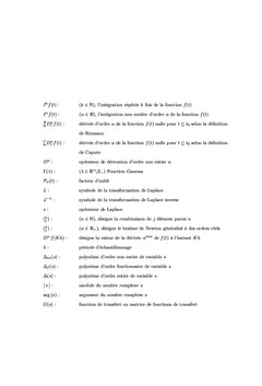 Analyse et Synthèse des systèmes fractionnaires dans l'espace d'état