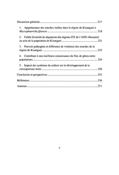 La cercosporiose noire du bananier dans la région de Kisangani(RDC)