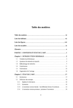 modele de Maturite d'Innovation par les systemes d'Information