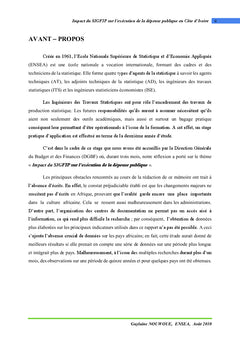 SIGFIP: Impact sur l'exécution de la dépense publique en Côte d'Ivoire