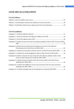 SIGFIP: Impact sur l'exécution de la dépense publique en Côte d'Ivoire
