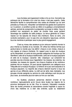 Mon metier, chef de choeur