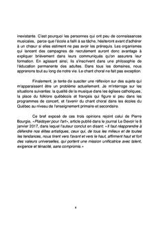 Mon metier, chef de choeur
