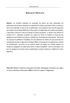 Commande et Diagnostic d'un Système Non-linéaire