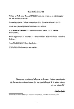 Impacts des changements climatiques sur le droit des generations futur