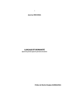 Langage et Humanité