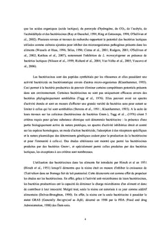 Les bacteries lactiques : diversites et potentiels biotechnologiques