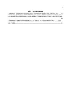 L'integration de l'usage des TICe dans les C.D.I. du Lycee Andohalo