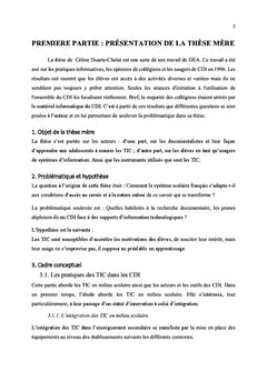 L'integration de l'usage des TICe dans les C.D.I. du Lycee Andohalo