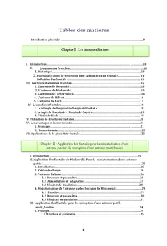 Conception des antennes micro-ruban fractales