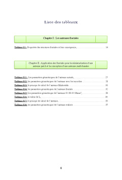 Conception des antennes micro-ruban fractales