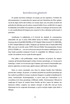 Conception des antennes micro-ruban fractales