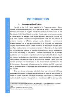 La gestion de l'hygiène menstruelle chez les Pygmées Baka du Cameroun