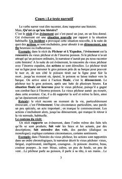 Etude du texte narratif en rapport avec la guerre révolutionnaire de