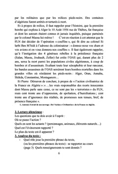 Etude du texte narratif en rapport avec la guerre révolutionnaire de