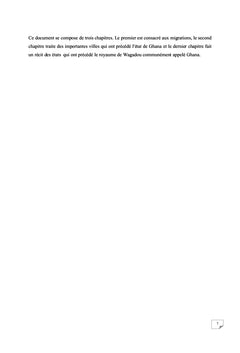 Les racines de l'empire de Ghana