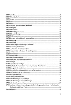 Etude des impacts environnementaux de gaz de schiste