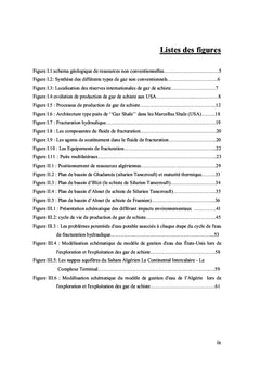 Etude des impacts environnementaux de gaz de schiste