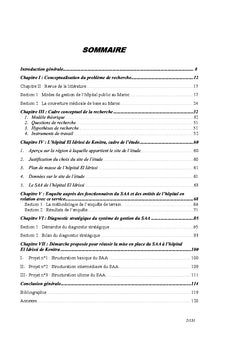 La réforme hospitalière au Maroc