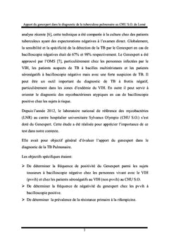 Optimisation du diagnostic biologique de la tuberculose pulmonaire