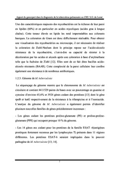 Optimisation du diagnostic biologique de la tuberculose pulmonaire