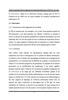 Optimisation du diagnostic biologique de la tuberculose pulmonaire
