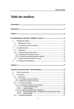 Experimentation et Modelisation
