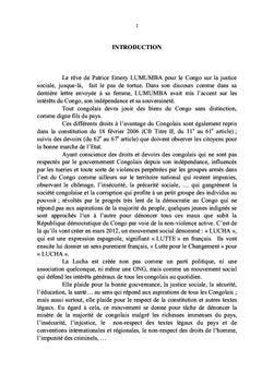 Acteurs et Enjeux de la LUCHA en RDC