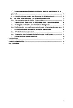 Sortir du sous-développement