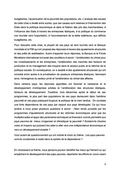 Sortir du sous-développement