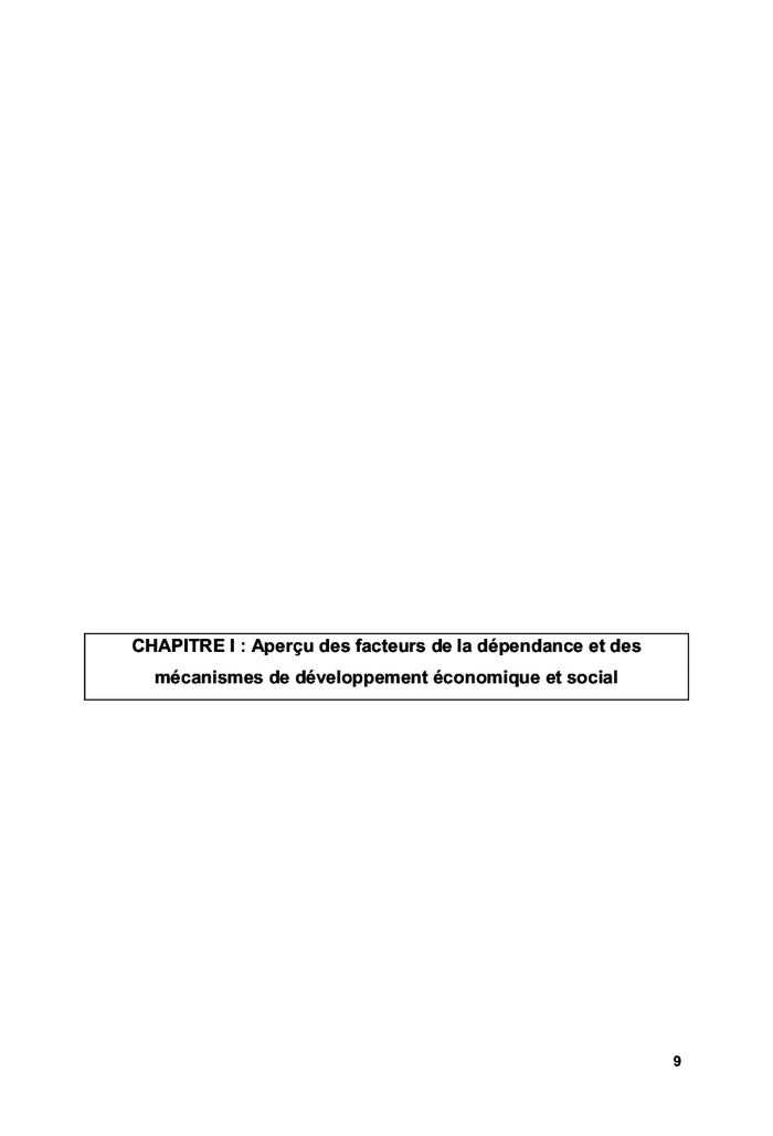 Sortir du sous-développement