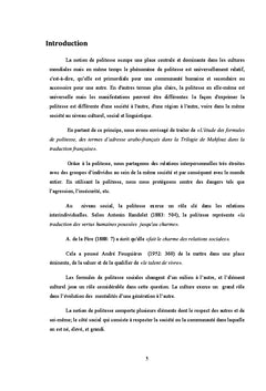 La traduction des formules de politesse dans la trilogie de N. Mahfouz