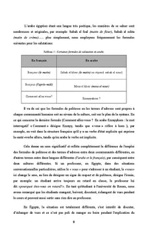 La traduction des formules de politesse dans la trilogie de N. Mahfouz
