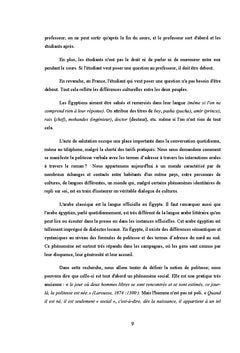 La traduction des formules de politesse dans la trilogie de N. Mahfouz