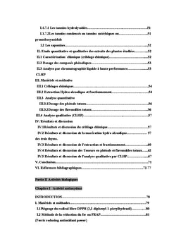 Etude phytochimique et activites biologiques