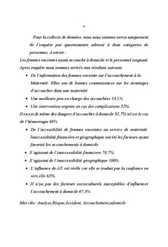 Accouchement A domicle