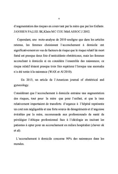 Accouchement A domicle