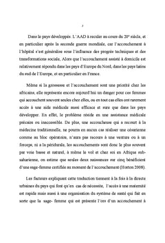 Accouchement A domicle