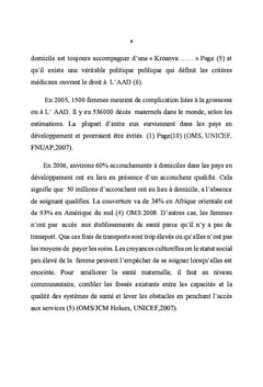 Accouchement A domicle