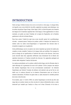 Analyse enonciative et textuelle de la langue diola fogny
