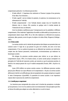 De la motivation à l'intention d'entreprendre