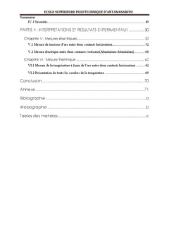 Comportement electrique et thermique d'un arc entre deux contacts