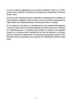 La dynamique temporelle de l'épidémie d'helminthosporiose du blé dur