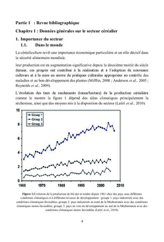 La dynamique temporelle de l'épidémie d'helminthosporiose du blé dur