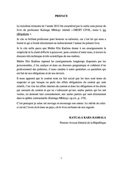 Droit Civil : Les Obligations