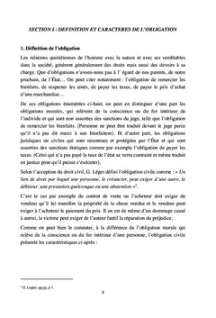 Droit Civil : Les Obligations