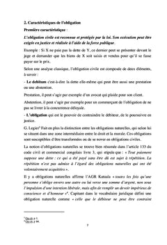 Droit Civil : Les Obligations