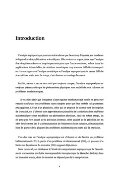Comportement Asymptotique d'un Fluide de Herschel-Bulkley